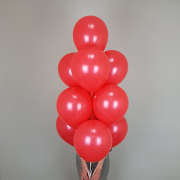 Воздушные шары с гелием красные