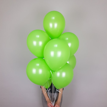 Воздушные шары с гелием Зеленые